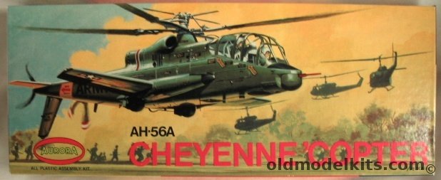 Aurora 1/72 AH-56A Cheyenne Copter, 502-130 plastic model kit